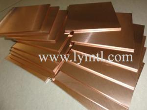 Tungsten coppper alloy sheet